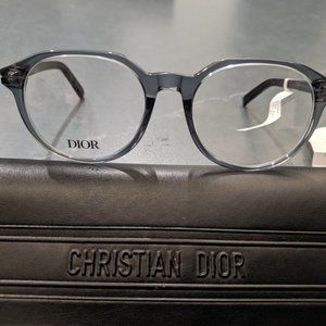 NEW CHRISTIAN DIOR DiorEssentialO R2F  (4900) Transparent Blue - 53mm Eyeglasses